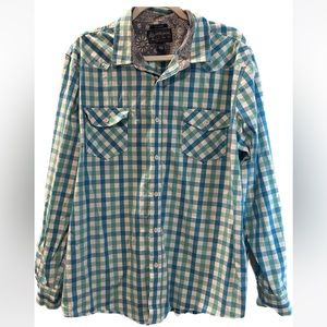 American Rag Men's Plaid long sleeve casual Shirt